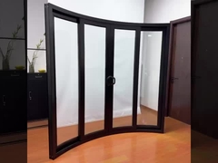 Portas deslizantes de vidro personalizadas com vidro duplo temperado para divisória de varanda