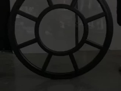 Revestimento em pó Janela de alumínio de círculo à prova de vento Janela redonda de alumínio personalizada