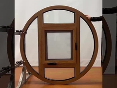 Janela única de vidro duplo triplo de alumínio janela redonda janela redonda que se abre