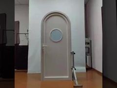 Pôr de alumínio de revestimento de pó customizado portas de casamento de dobradiças telhado de camadas