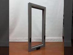 1.4mm - 2.0mm Alumínio janelas deslizantes com grelha Modernos toldos de alumínio fixo