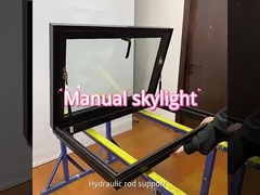 Repelente à água Alu Skylight Shed Manual Alumínio Skylight Frame 6mm + 15A + 6mm